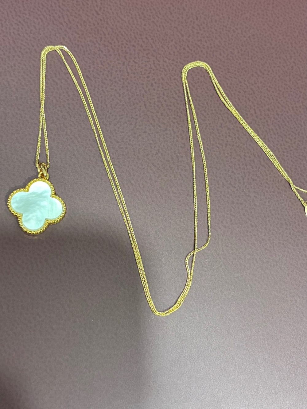 18k solid gold necklace